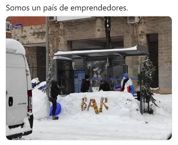 bar,emprendedores,España,nieve,país