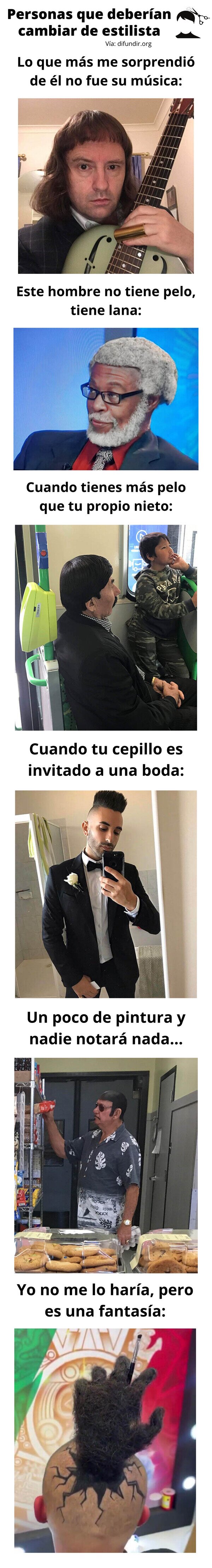 Meme_otros - Personas que deberían cambiar de estilista