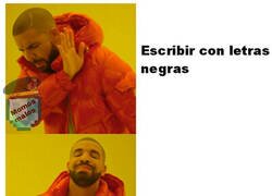 Enlace a Yo prefiero escribir con otro color