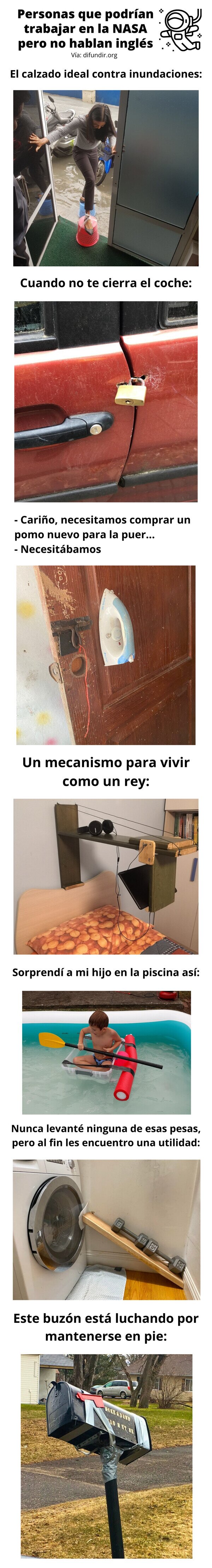 Meme_otros - Personas que podrían trabajar en la NASA, pero no saben inglés