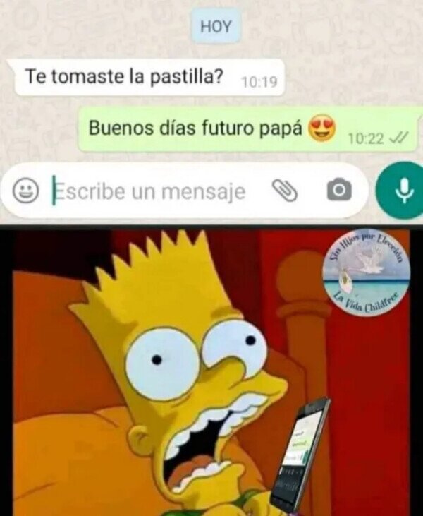 futuro,pap&aacute;,pastilla,tomar