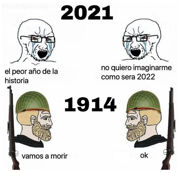 1914,2021,año,coronavirus,guerra