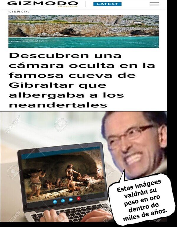 cámara,cueva,Gibraltar,Jordi Hurtado,neandertales,oculta