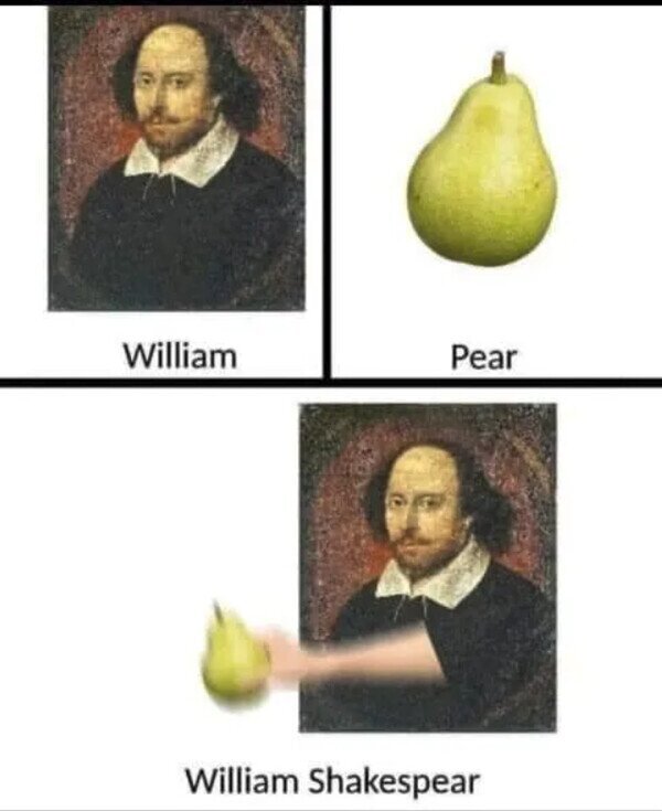 agitar,pera,tontería,William Shakespear