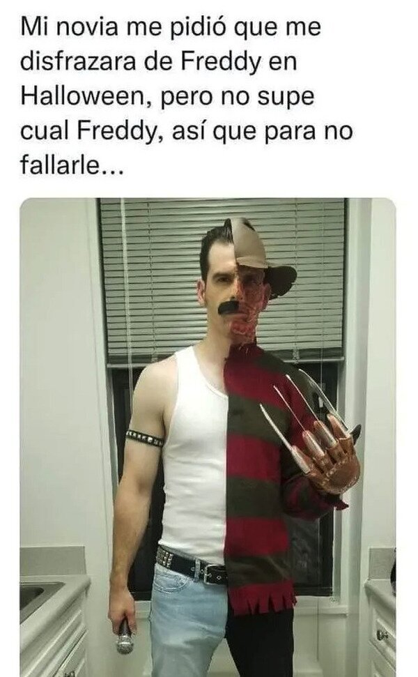 Meme_otros - Disfraz de Freddy