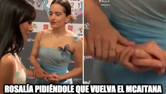 Meme_otros - Rosalía pidiéndole que vuelva el McAitana