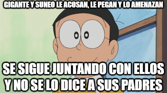 Meme_otros - Nobita nunca fue muy listo