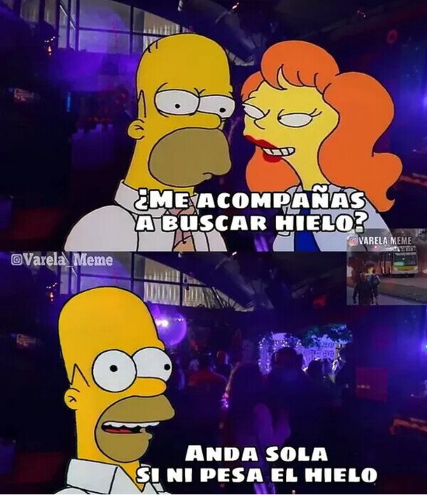 chica,hielo,homer,indirectas