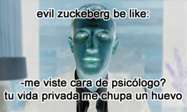 Meme_otros - Evil Zuckerberg