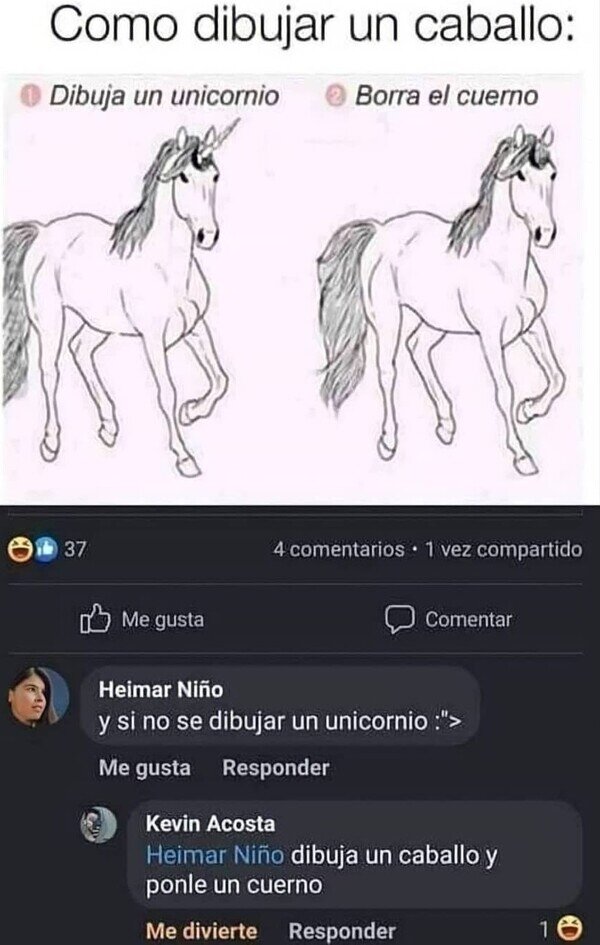 Meme_otros - Como dibujar un caballo