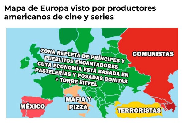 Otros - Europa según los cineastas americanos