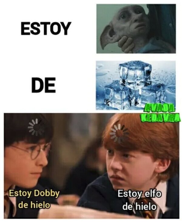 Dobby,entender,frío,Harry Potter,hielo