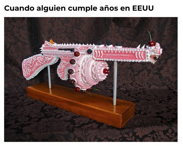 armas,cumpleaños,EEUU,pastel