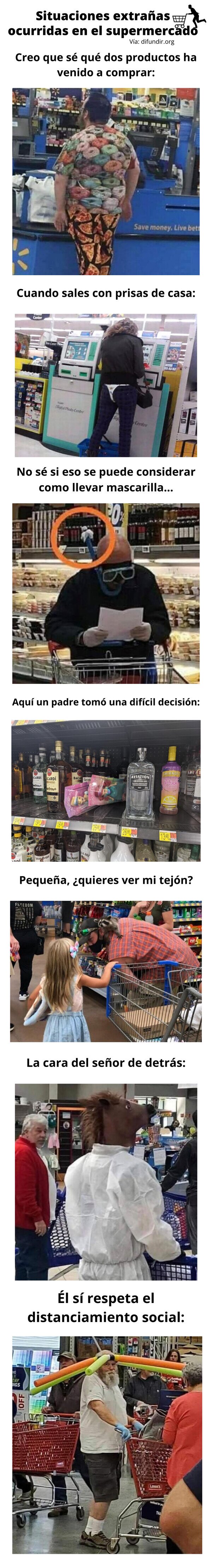Meme_otros - Situaciones extrañas ocurridas en el supermercado
