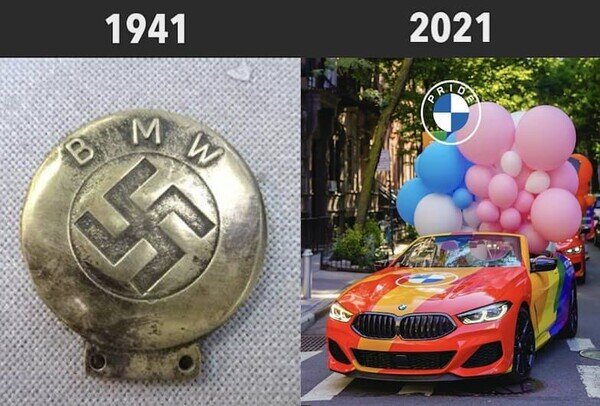 antes,BMW,coches,después,marca,nazi,orgullo