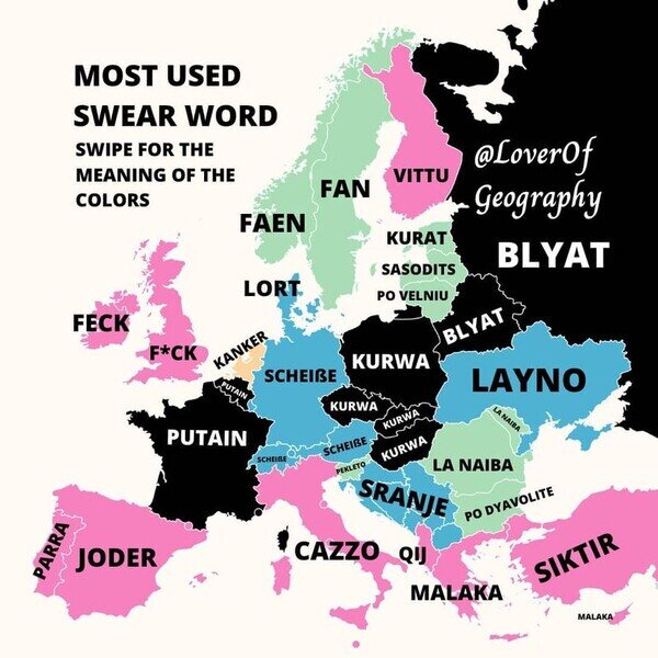 Meme_otros - Los tacos más utilizados en cada país de Europa