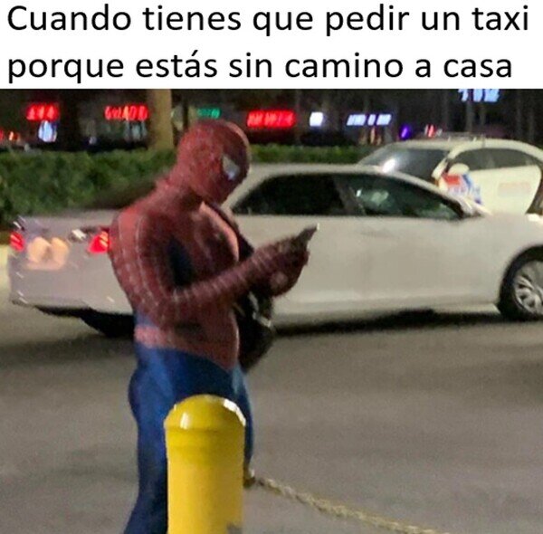 Sin camino a casa,Spider-Man,Taxi