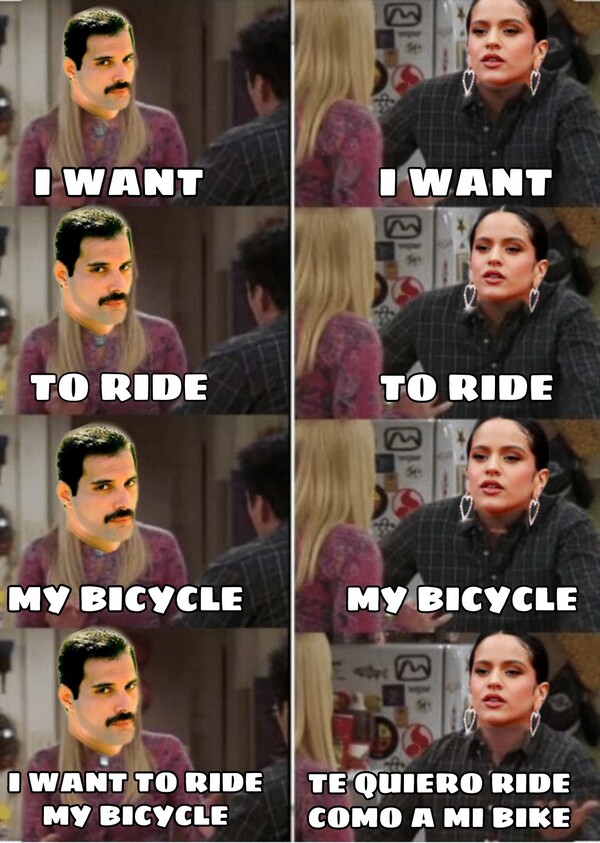 bicicleta,bike,canción,Freddy Mercury,ride,Rosalía