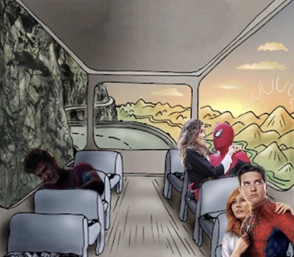 Meme_otros - El Spiderman que se quedó solo