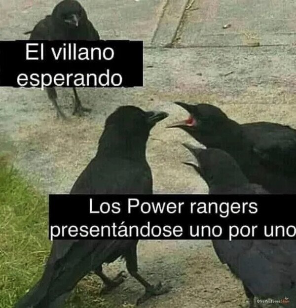 Meme_otros - Cuando llegan los Power Rangers