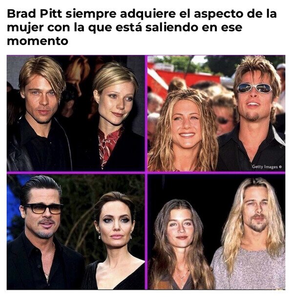 Otros - El camaleónico Brad Pitt