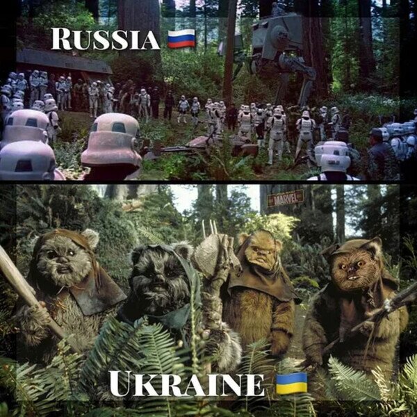 ewoks,guerra,Rusia,Star Wars,Ucrania