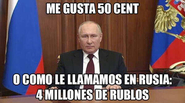 50 Cent,guerra,invasión,moneda,Putin,rublo,Rusia,Ucrania