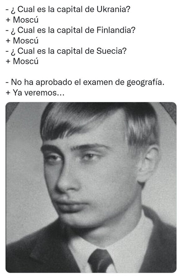Meme_otros - El joven estudiante Putin
