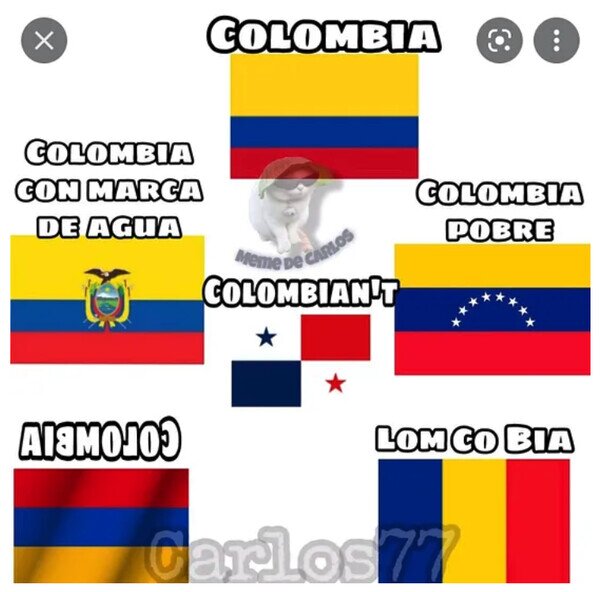 Meme_otros - Colombia y sus derivados