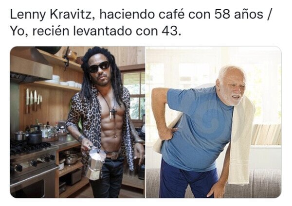 café,edad,físico,Lenny Kravitz,yo