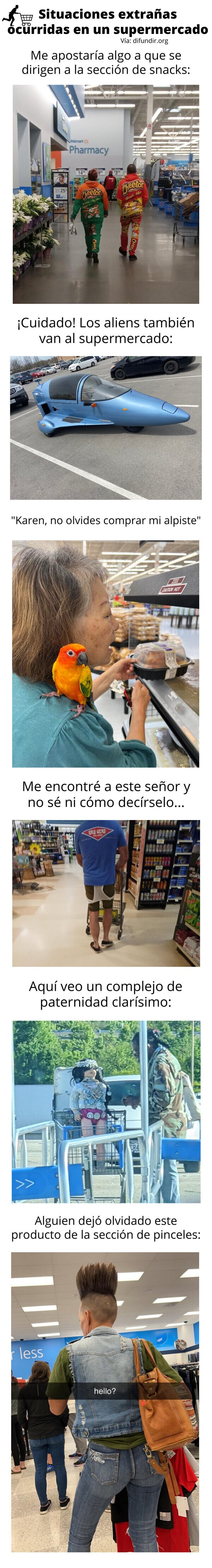 Meme_otros - Situaciones extrañas ocurridas en un supermercado