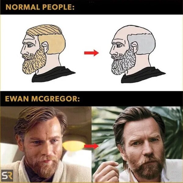Meme_otros - ¿Por qué no envejece Obi Wan Kenobi?