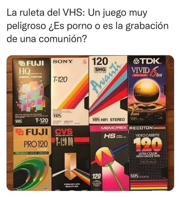 Meme_otros - La ruleta de los VHS