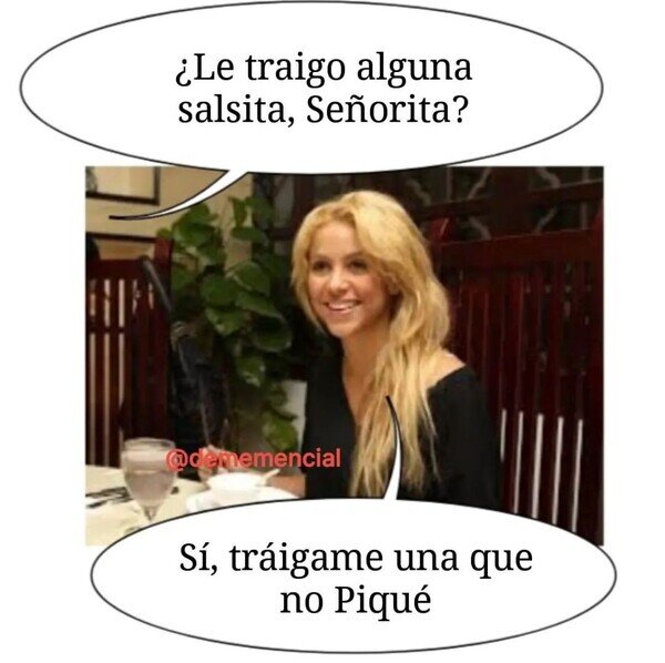 Meme_otros - Shakira no está para salseos