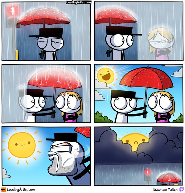 crush,lluvia,paraguas,sol