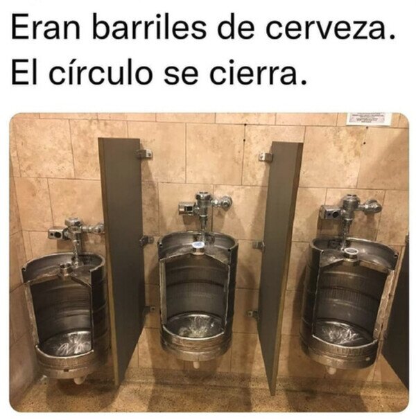 barriles,cerveza,ciclo,urinario