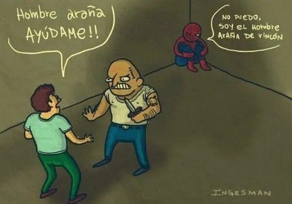 Meme_otros - Te tocó el Spiderman malo