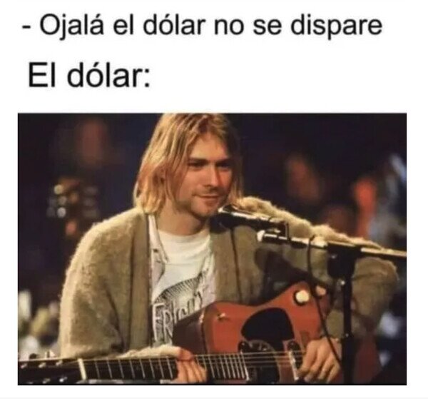 disparar,dolar,Kurt Cobain,subir,valor