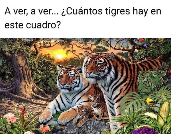 Otros - Un tigre, dos tigres, tres tigres...