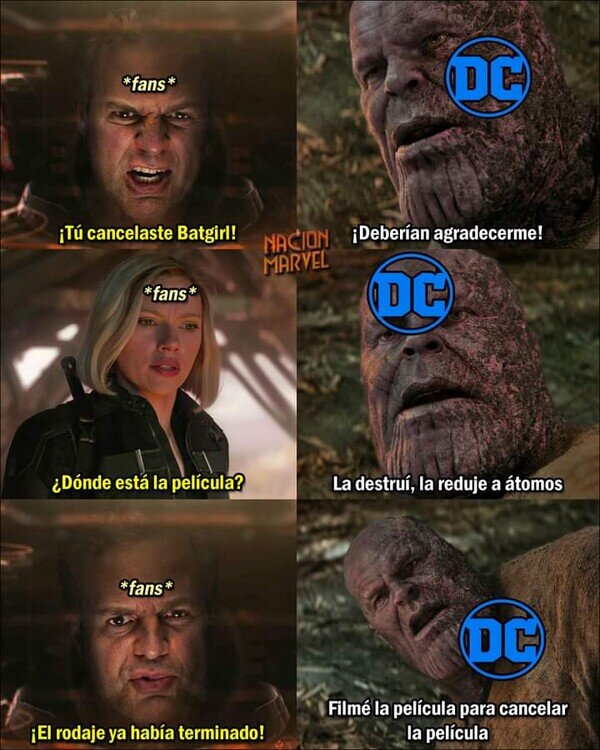 Meme_otros - Lo que DC hizo con Batgirl