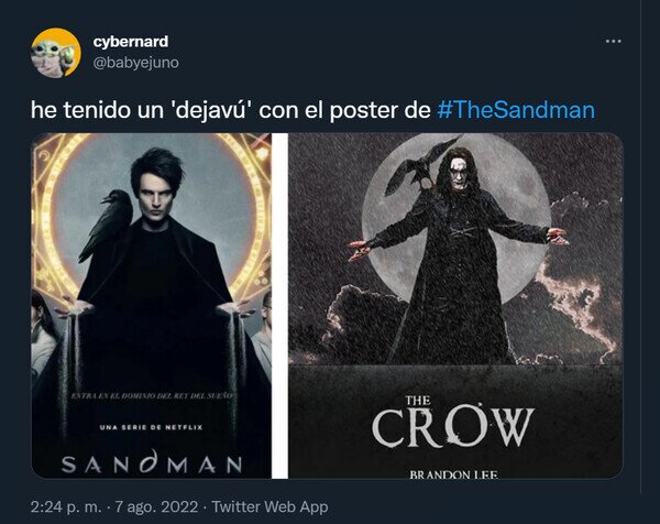 dejavu,sandman,the crow