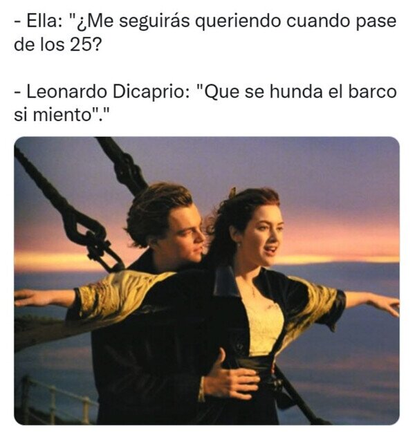 25,edad,Leonardo DiCaprio,novias,parejas,Titanic