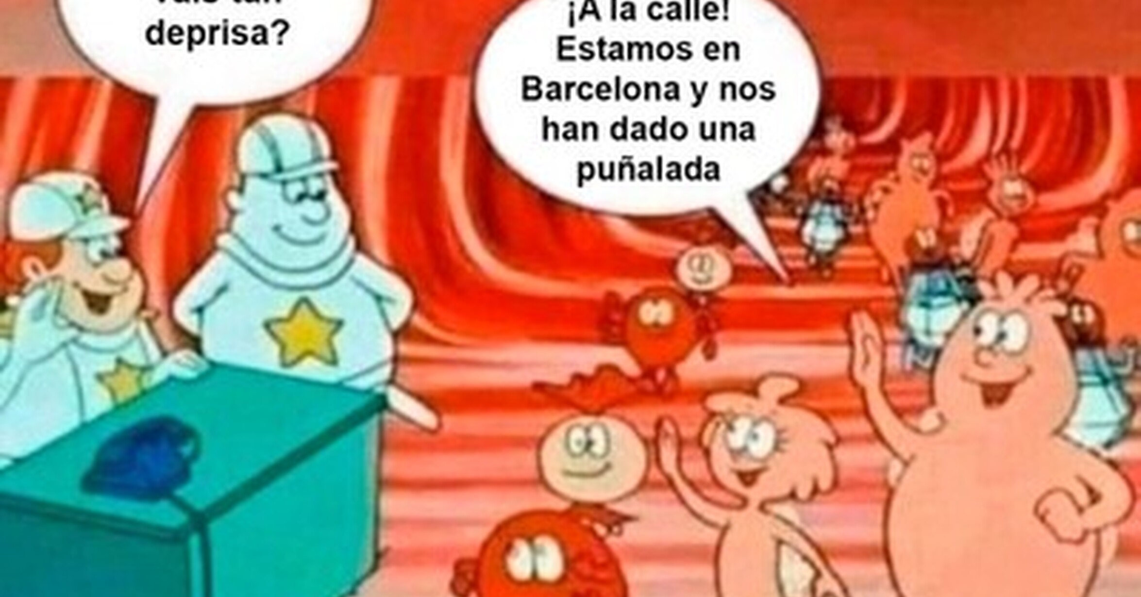 Cuánto cabrón / Allá van los glóbulos rojos
