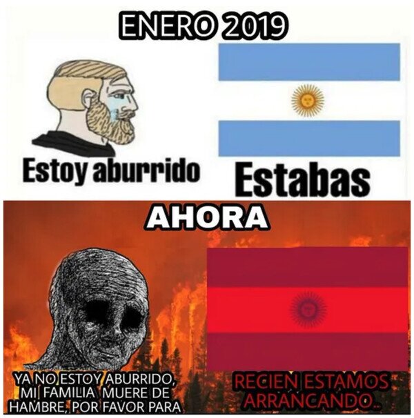 ahora,antes,Argentina,crisis