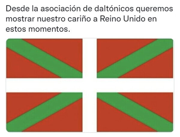 bandera,daltónicos,Euskadi,Isabel II,Reina,Reino Unido