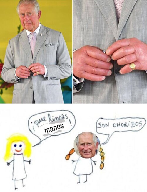 Meme_otros - Los chorizos del Rey Carlos