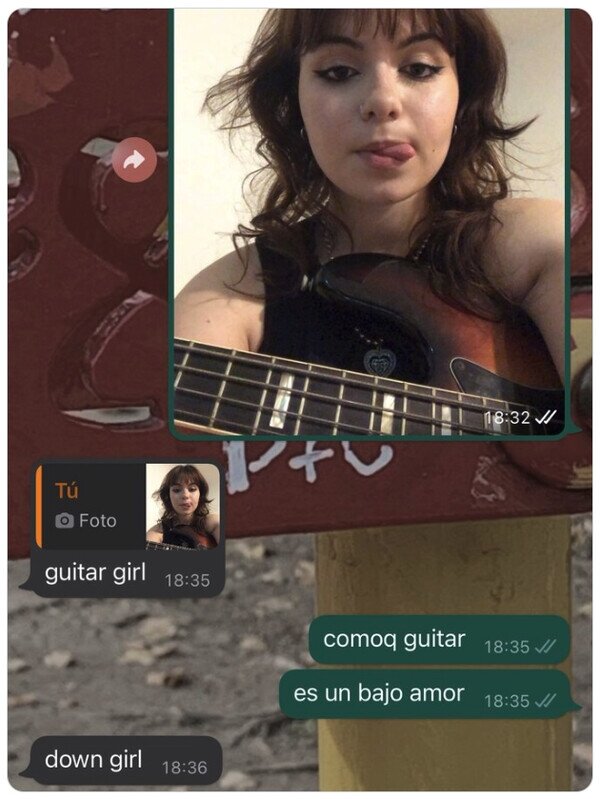 bajo,chica,guitarra,whatsapp