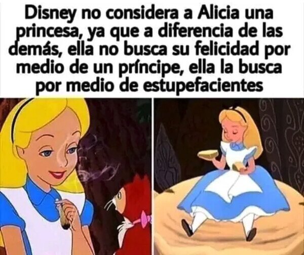 Otros - ¿Por qué Alicia no cuenta como Princesa Disney?