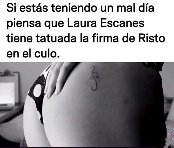 culo,firma,Laura Escanes,Risto Mejide,tatuaje