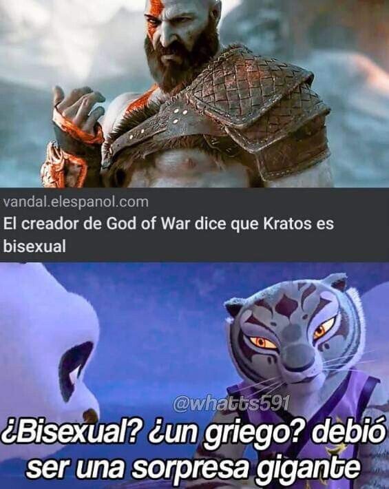 Meme_otros - Kratos es bisexual